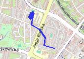 Trasa z dnia 2017-11-20 21:36 - mapa trasy gps - bieganie