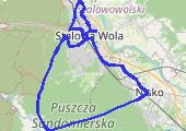 Trasa z dnia 2017-11-21 17:01 - mapa trasy gps - rower trekkingowy