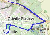 Trasa z dnia 2017-11-22 18:10 - mapa trasy gps - bieganie