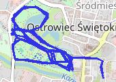 Trasa z dnia 2017-11-23 18:50 - mapa trasy gps - bieganie
