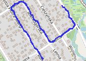 Trasa z dnia 2017-11-23 19:52 - mapa trasy gps - marsz