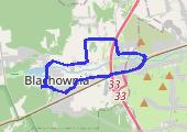 Wieczorny jogging - mapa trasy gps - bieganie