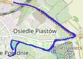 Trasa z dnia 2017-11-24 18:26 - mapa trasy gps - bieganie