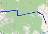 Trasa z dnia 2017-11-25 13:08 - mapa trasy gps - bieganie