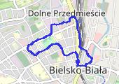 Trasa z dnia 2017-11-23 18:04 - mapa trasy gps - marsz