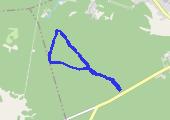 Trasa z dnia 2017-11-26 18:04 - mapa trasy gps - rower górski
