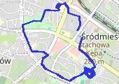 Trasa z dnia 2017-11-26 20:37 - mapa trasy gps - bieganie
