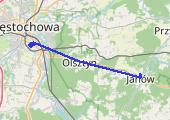 Trasa z dnia 2017-11-29 07:45 - mapa trasy gps - marsz