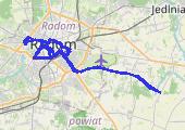 Trasa z dnia 2017-11-30 13:55 - mapa trasy gps - rower trekkingowy