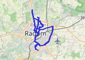 Trasa z dnia 2017-11-29 19:55 - mapa trasy gps - rower trekkingowy