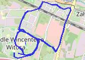 Trasa z dnia 2017-12-01 19:50 - mapa trasy gps - bieganie