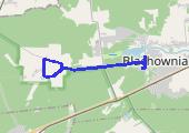 Wieczorny jogging - mapa trasy gps - bieganie