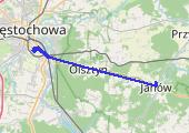 Trasa z dnia 2017-12-05 07:43 - mapa trasy gps - marsz