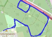 Trasa z dnia 2017-12-07 11:41 - mapa trasy gps - bieganie