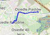 Trasa z dnia 2017-12-09 19:06 - mapa trasy gps - marsz