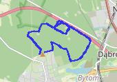 Trasa z dnia 2017-12-10 12:55 - mapa trasy gps - bieganie