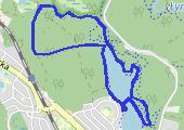 Trasa z dnia 2017-11-25 11:28 - mapa trasy gps - bieganie