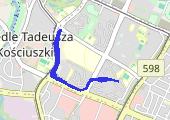 Trasa z dnia 2017-10-24 20:25 - mapa trasy gps - bieganie