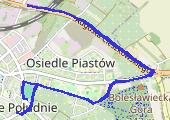 Trasa z dnia 2017-12-11 19:01 - mapa trasy gps - bieganie
