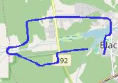 Niedzielny jogging - mapa trasy gps - bieganie