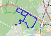 Trasa z dnia 2017-12-12 11:29 - mapa trasy gps - bieganie