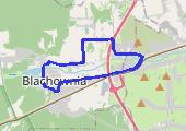 Wieczorny jogging - mapa trasy gps - bieganie