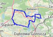 zimno  - mapa trasy gps - rower szosowy