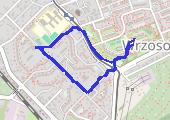 Trasa z dnia 2017-12-16 07:56 - mapa trasy gps - marsz