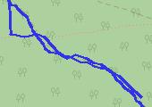 Trasa z dnia 2017-12-17 17:04 - mapa trasy gps - rower górski