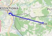 Trasa z dnia 2017-12-18 07:42 - mapa trasy gps - marsz