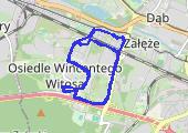 Trasa z dnia 2017-12-18 21:09 - mapa trasy gps - bieganie