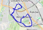 Trasa z dnia 2017-12-25 09:08 - mapa trasy gps - marsz