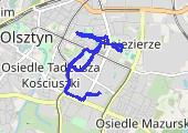 Trasa z dnia 2017-10-08 19:54 - mapa trasy gps - bieganie