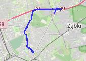 Trasa z dnia 2017-12-27 12:45 - mapa trasy gps - nordic walking