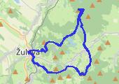 Boží Hora, Smolný Vrch, Černá Voda i Kaltenštejn - mapa trasy gps - marsz