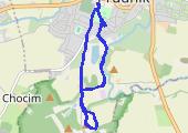 Kozia Góra - mapa trasy gps - marsz