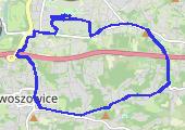 Rajsko - mapa trasy gps - rower trekkingowy