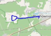 Wieczorny jogging - mapa trasy gps - bieganie