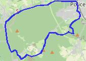 Trasa z dnia 2018-01-06 15:44 - mapa trasy gps - rower górski