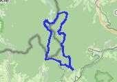 Góry Rychlebskie Bialskie: Smrk, Kowadło i Dolina Białej Lądeckiej - mapa trasy gps - marsz