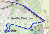 Trasa z dnia 2018-01-08 18:55 - mapa trasy gps - bieganie
