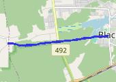 Wieczorny jogging - mapa trasy gps - bieganie