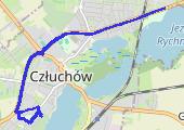 Trasa z dnia 2018-01-09 21:20 - mapa trasy gps - bieganie