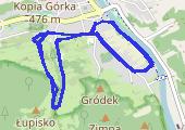 TRIADA ZIMOWA - ETAPOWY BIEG GÓRSKI - ETAP PIENINY - oficjalny czas 01:14:21, lokata 190  - mapa trasy gps - bieganie