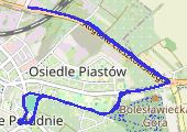 Trasa z dnia 2018-01-11 18:40 - mapa trasy gps - bieganie