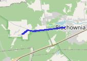 Wieczorny jogging - mapa trasy gps - bieganie