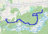 Trasa z dnia 2018-01-13 14:16 - mapa trasy gps - rower górski