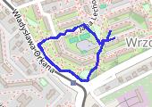 Trasa z dnia 2018-01-14 09:25 - mapa trasy gps - marsz