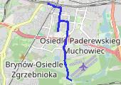 2018-01-13_Marsz_Katowice - mapa trasy gps - marsz