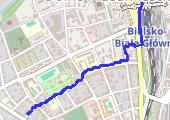 2018-01-16_Marsz_Bielsko - mapa trasy gps - marsz